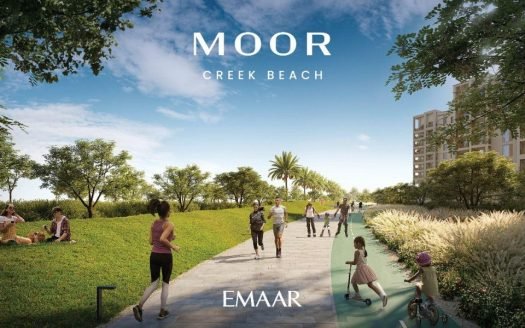 Luxurious waterfront apartments at Moor at Creek Beach, Dubai Creek Harbour, featuring modern design and stunning views.